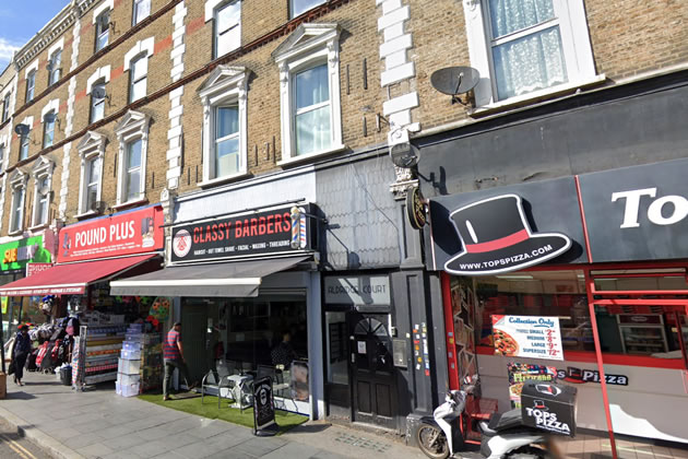 The entrance to Aldridge Court on Acton High Street